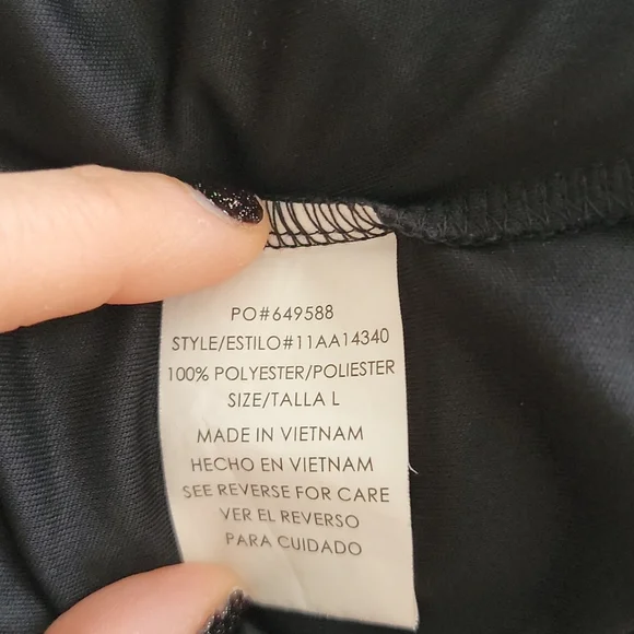 Black Sheer Linen LARGE Mini Dress Open Back Cutout Balloon Sleeves Flowy & Airy - Picture 15 of 16